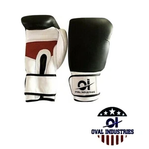 Genuine Leather Boxing Gloves 12oz & 16oz for Punching Bag, Workout, Fighting - Picture 1 of 6