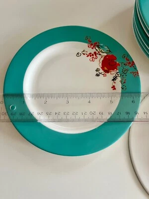 Lenox Chirp Bone China 6 3/8” Dessert  Pastry Small Plates NEW with Tags RARE - Image 1 of 4