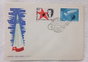 1961 - POLAND  -  2ND LAUNCHING OF USSR SPACECRAFT - FDC - VF - Picture 1 of 1