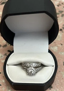 Modern Bride Wedding Ring Set For Women Size 7 Lab Created - Picture 1 of 3