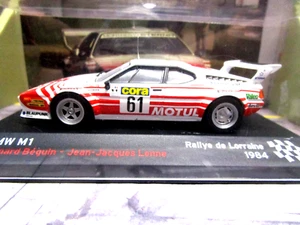 BMW M1 Gr.B Rallye Lorraine France 1984 #61 Beguin Lenne Motul IXO Altaya 1:43 - Bild 1 von 4