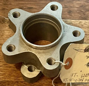 45-0314 V-TWIN FRONT BRAKE DISC FLANGE ADAPTER  67-72 FL HARLEY OEM 44111-72 NOS - Bild 1 von 1