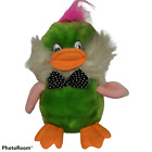 TBI Plush Green Duck Polka Dot Bow Plush Stuffed Animal 11"