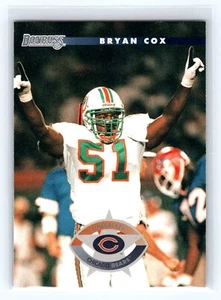 1996 Donruss #123 Bryan Cox Chicago Bears - Picture 1 of 2