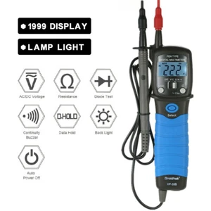 HoldPeak Handheld Multimeter Pen Type Meter DC AC Voltage Continuity Tester B0P3 - Picture 1 of 12
