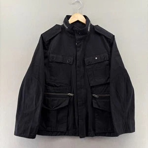 Zadig & Voltaire Millitary Jacket Womens Medium Black 'Kola Skull' Utility Cargo - Picture 1 of 12
