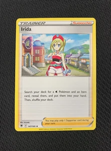 Juego de cartas coleccionables Pokémon: Irida 147/189 Astral Radiance, no holograma y casi como nuevo - Imagen 1 de 1