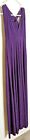 Ravon by Von Vonni Purple Halter Long Dress Size One Size Made in USA
