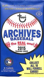 2015 Topps Archives Baseball Sealed Hobby Pack - Picture 1 of 2