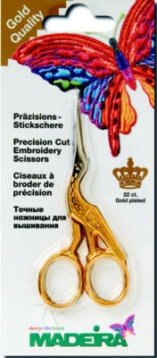 1 Stickschere im Storchendesign von Madeira - Bild 1 von 2