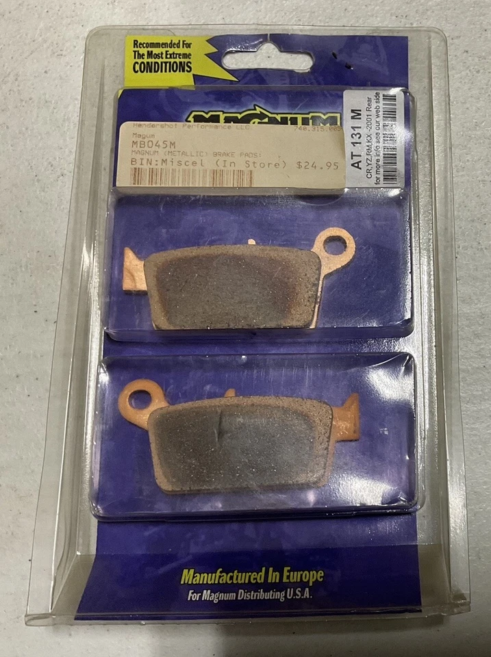 MB045M, Magnum Full Metallic Brake Pads - Изображение 1 из 1