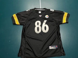 Pittsburgh Steelers NFL Hines Ward Reebok Black Jersey Youth Size XL - Picture 1 of 4
