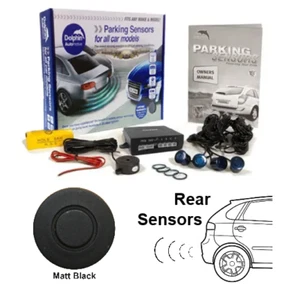 Dolphin DPS400 Rückfahrsensoren hinten Audio, nur piepen - mattschwarz - Bild 1 von 11