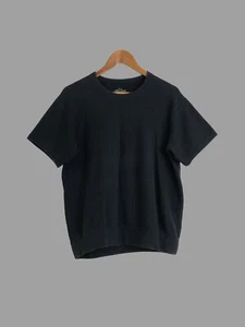 Tricot Comme des Garcons 1980s dark navy cotton short sleeve sweatshirt - Picture 1 of 11