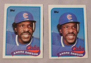 1989 Topps #10 Andre Dawson Chicago Cubs  (2)  Mint