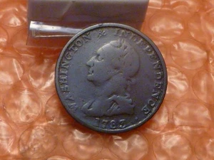 Original 1783 Draped Bust, Button Washington and Independence #2 - Picture 1 of 2