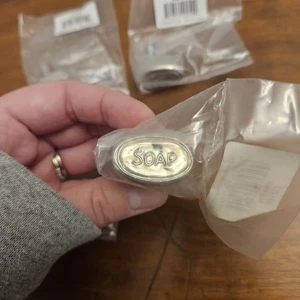 4 kt Michael Aram Schrank Schublade Seife Zugknopf silberfarben - Bild 1 von 4