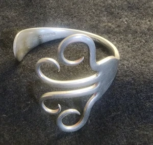 Great Rare Vintage Nevada Silver D&A Fork Octopus Bracelet Great Hallmarks - Picture 1 of 10