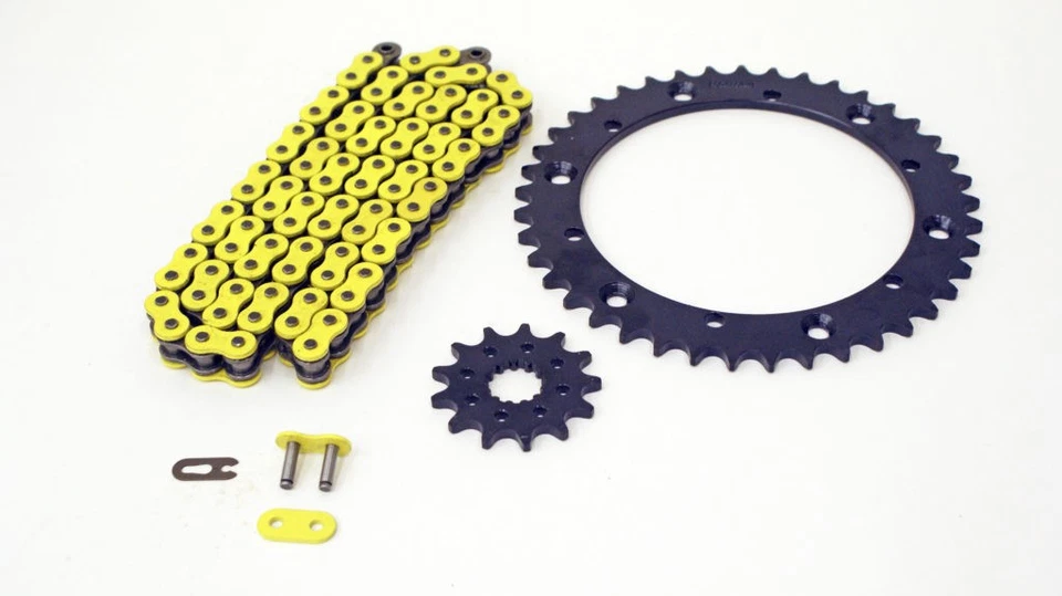 Yamaha YFZ350 350 1999 2000 2001 2002 2003 Banshee cadena amarilla y piñón 12/41 Foto 1 de 1