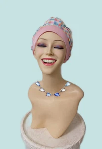 Pretty Chemo Classic Turbante Cappello Perdita Capelli Fascia Multicolore con Fascia Cucita - Foto 1 di 10