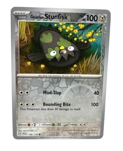 Galarian Stunfisk 106/159 Sv09 Pokemon Journey Together Reverse Holo - Picture 1 of 2