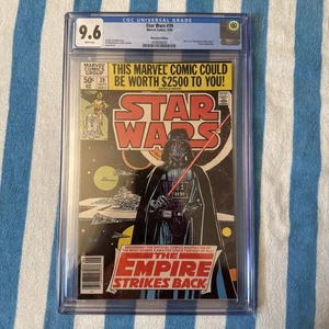 Quiosco Star Wars #39 CGC 9.6 • Empire Strikes Back Darth Vader • Marvel 1980 - Imagen 1 de 3