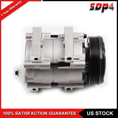 Compresor de aire acondicionado Linconlin 93-98 Ford Bronco E-150 F-150 93-94 5U2Z19V703KA Foto 1 de 4