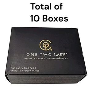 (10) New Sealed Boxes One Two Lash Magnetic Lashes (Bold Half) - Picture 1 of 5