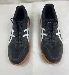 Asics Gel-Rocket Black Solid Athletic Shoe Men 9 - Picture 1 of 8