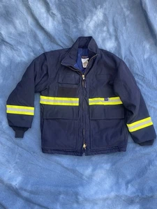 Korbana FR Jacket Mens Medium Blue Flame Resistant USA Made Workwear JK31 5605  - Picture 1 of 5
