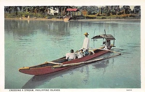 Philippinen - Crossing a stream - Publ. Philippine Education Co. - Bild 1 von 2
