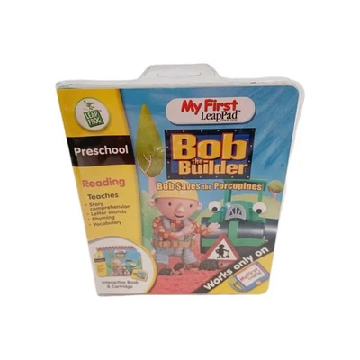 My First LeapPad Bob the Builder Saves the Porcupines Book & Cartridge Rhyming - Image 1 of 4