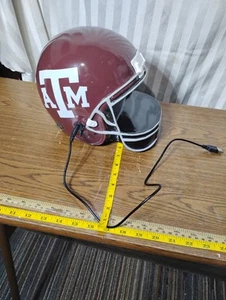 Texas ATM FOOTBALL NIMA Bluetooth Full Sized Helmet Speaker Tested & Works RARE - Picture 1 of 6
