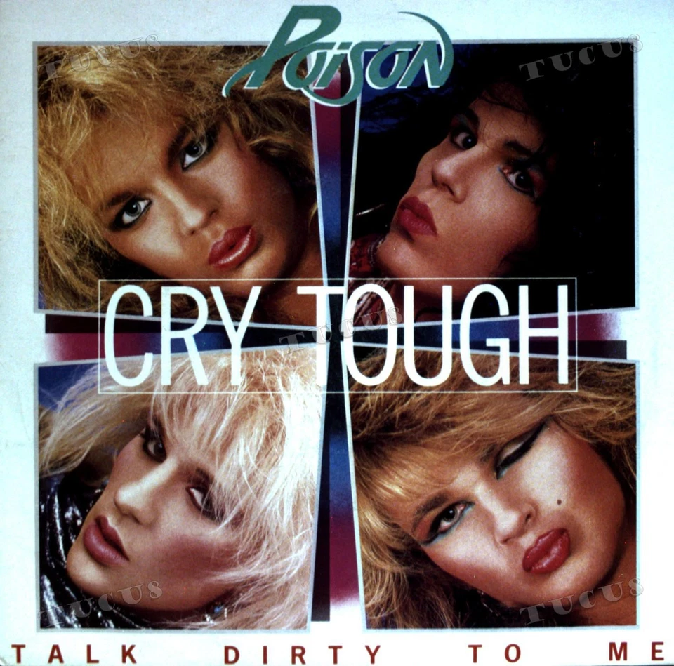 Poison - Cry Tough 7" (VG+) '* - Image 1 of 1