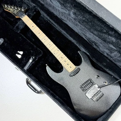 BC Rich USA Gunslinger Electric Guitar Black Glitter Floyd Rose with hardCase - Image 1 of 4