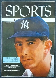 New York Yankees Sports Illustrated Billy Martin April 23, 1956 MLB Baseball - Picture 1 of 4