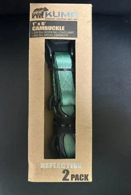 KUMA(EVEREST) Cam Buckle Tie Down Straps (2pk) - Image 1 of 3