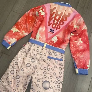 Tipsy Elves Ski Suit Mens One Piece Snowsuit Snow Bib Bud Light Seltzer Large - Picture 1 of 13