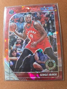 2019-20 Panini NBA Hoops Premium Stock - Serge Ibaka #180 Red Cracked Ice Prizm - Picture 1 of 2