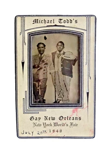 pHOTO CARICATURE MICHAEL TODD'S GAY NEW ORLEANS NEW YORK WORLDS FAIR neocurio - Picture 1 of 6