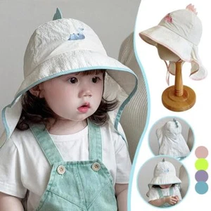 Sombrero para el sol de ala ancha para bebé, sombrero para el sol de verano para niños anti UV - Imagen 1 de 27