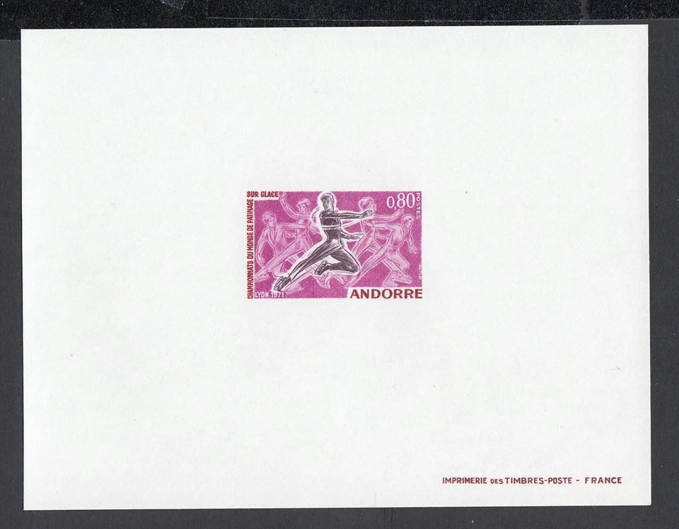 Andorra 1970- Prueba de lujo Yt. Nº 209- Sport..............(DD) MV-7979 Foto 1 de 1