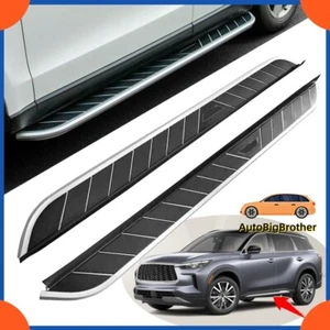 Fits Infiniti QX60 2022 2023 Running Boards Side Steps Nerf Bar Protector Pedal - Picture 1 of 8
