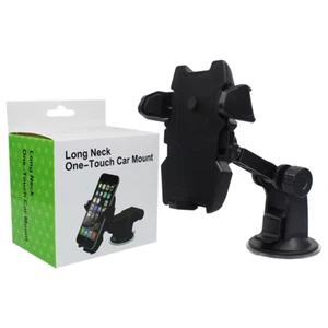 Universal 360 Degree Long neck Windscreen Dash Mobile Phone Car Holder Mount - Picture 1 of 10