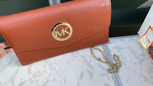 MK Leather Chain Cross Body Bag - Picture 1 of 8
