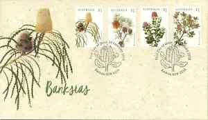 2018 Australia Banksias Set Of 4 Stamps First Day Cover, Very Good Condition - Bild 1 von 1