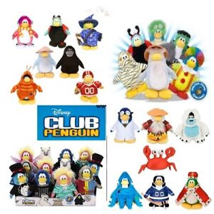 Disney Club Penguin Plush 6 1/2" Soft Toys /Puffles and Keyrings.  New with Tags