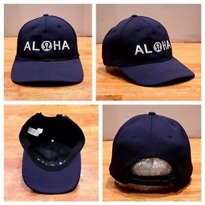 Lululemon Hawaii Aloha Logo Cap Hat Strap Adjustable Embroidered Unisex Blue