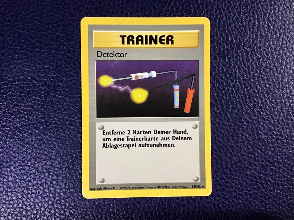 Item Finder 74/102 Base Set Rare Trainer Non HOLO  Pokemon Card WOTC NM - Image 1 of 2