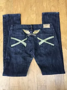ROBIN'S JEAN ~ Pantalones de mezclilla baja para mujer pierna recta ~ Talla 28 - Imagen 1 de 12